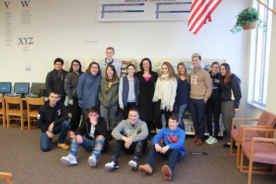 News Reporter Alison Bologna, visits the North Providence High School