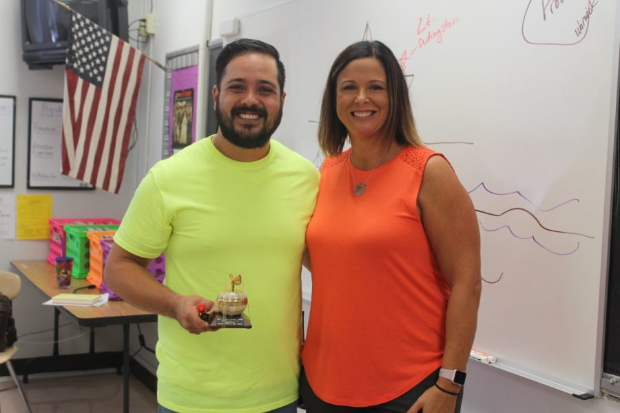 Mr. Ryan wins the Golden Apple Award!
