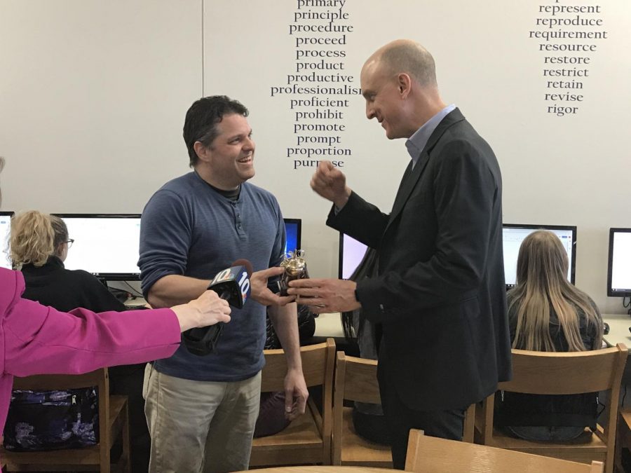 Winner of the Golden Apple Award: Mr. Gianfrancesco!