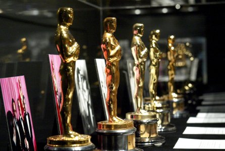 Mandatory Credit: Photo by STEWART COOK/REX/Shutterstock (401850h)
OSCAR STATUETTES AWARDED IN 1975 FOR ONE FLEW OVER THE CUCKOOS NEST
GALA OPENING OF AND THE OSCAR WENT TO EXHIBITION OF 100 OSCAR STATUETTES, ACADEMY OF MOTION PICTURE ARTS AND SCIENCES, LOS ANGELES, AMERICA - 23 JAN 2003