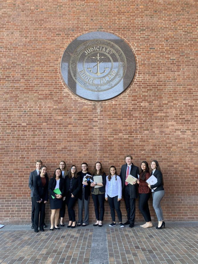 Mock Trial Defeats Mount Saint Charles!