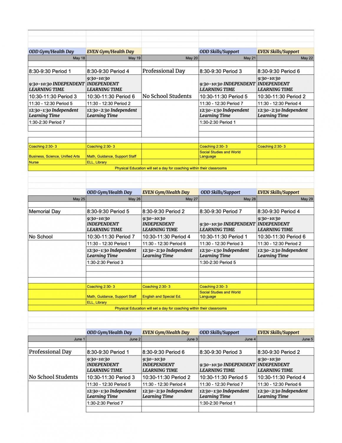 updated-virtual-daily-schedule-released-the-cougar-courier