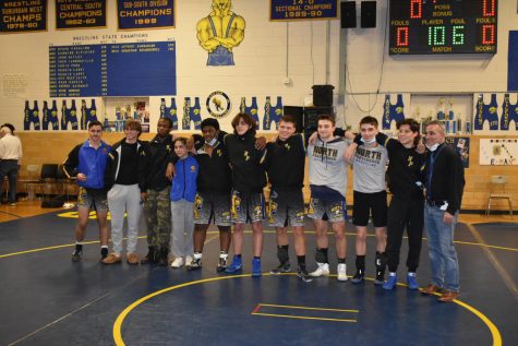 Cougar Wrestling Victorious On Senior Night